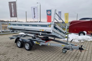 przyczepa wywrotka kiper 3 strony, DMC 3500 kg