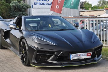 CORVETTE Cabrio Stingray Z51 Europa! Na gwarancji! Folia mat