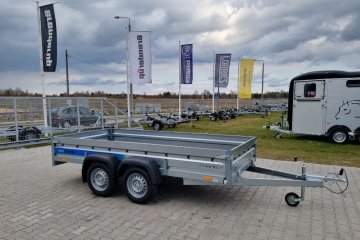 2 osie 750 kg, 2 burty otwierane