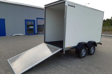2500 kg kontener, dwie osie, mocny solidny