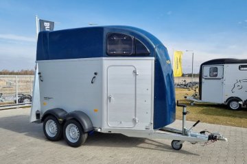 dwukonna, DMC 2400kg, przyczepa końska do koni amortyzatory siodlarnia