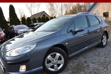 PEUGEOT 407SW PANORAMA DACH NAWIGACJA+KAMERA COFANIA ALUFEGI! PC!