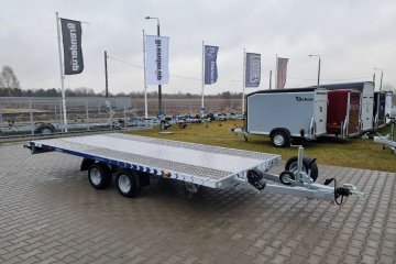 laweta 441x200 cm pełna podłoga 2700 kg DMC przyczepa do samochodu