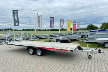 laweta 550x210 cm przyczepa DMC 3500 kg, wypełnienie blachą Alu